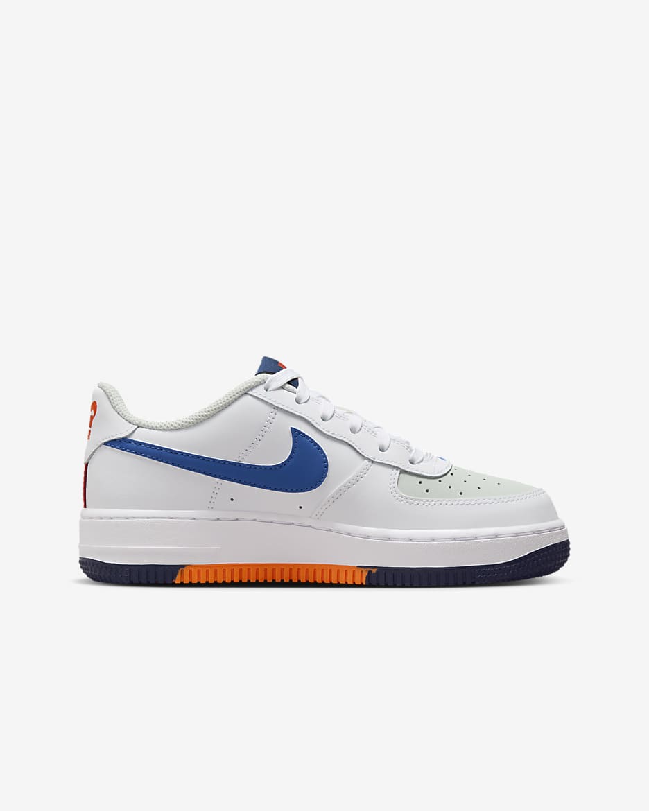 Blue and silver air force 1 hotsell